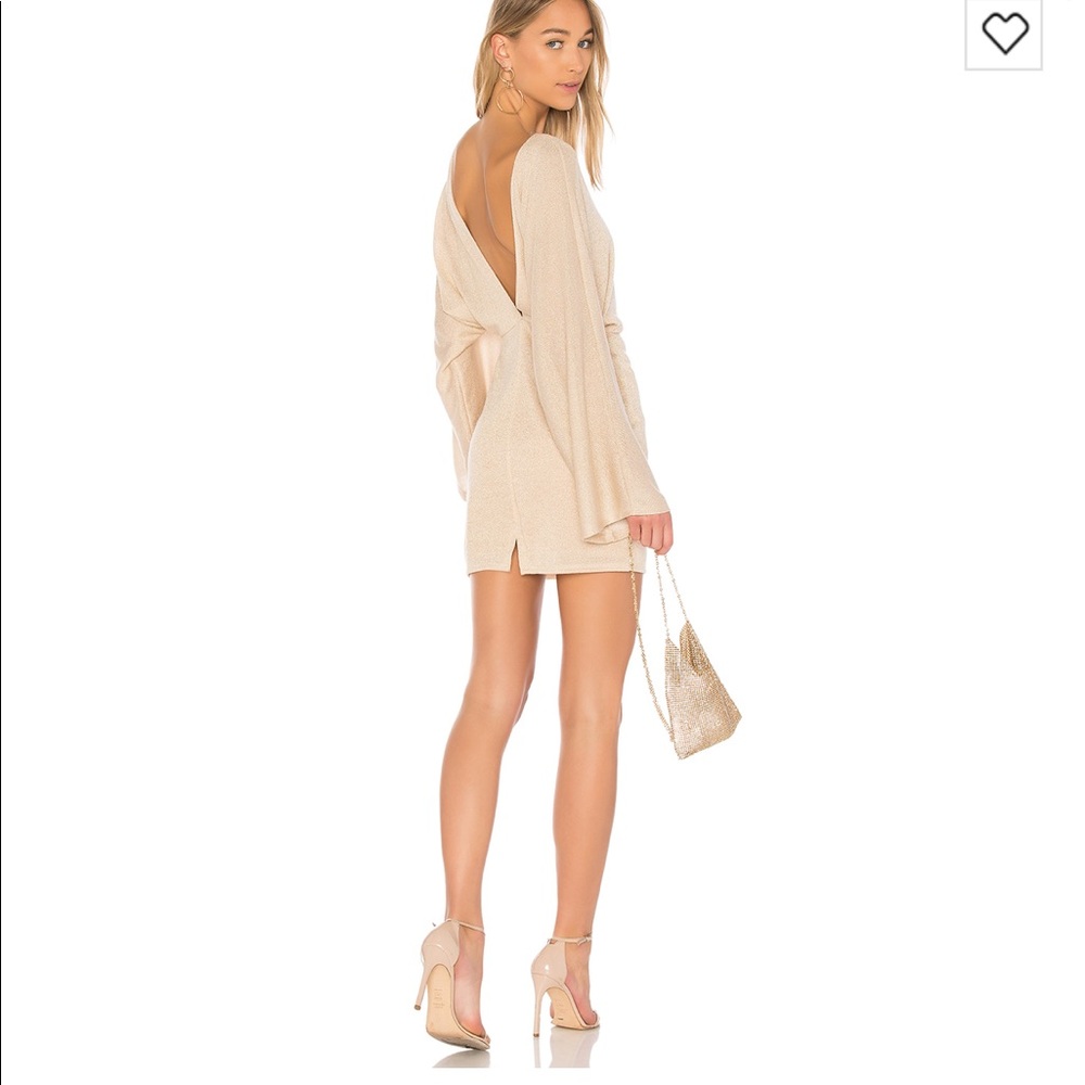 Gold Lux Mini Dress